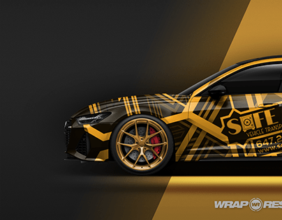 Audi RS6 Commercial Vehicle Wrap Design