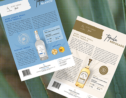 Marketing Assets for Acre Largo Tequila