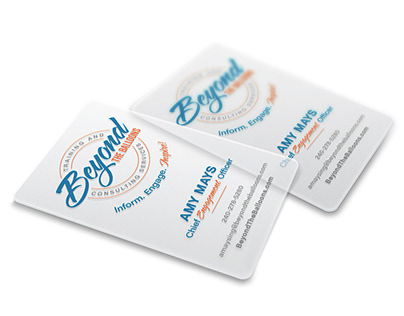 Beyond the Balloons Logo & Translucent Business Card