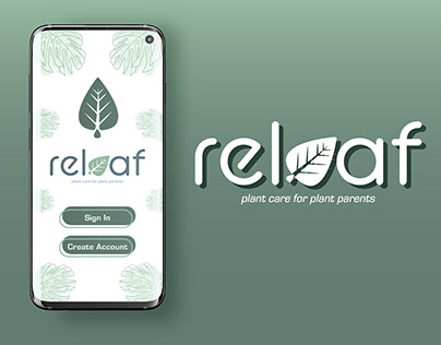 Releaf Mobile App Design