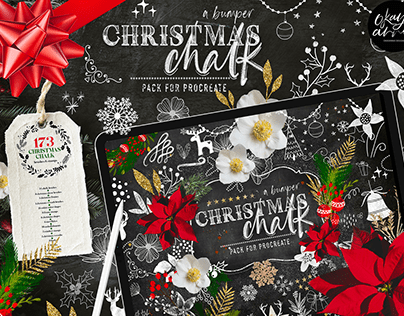 Christmas Chalk Pack for Procreate
