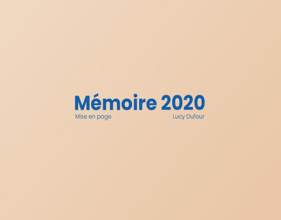 Mémoire 2020