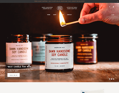 candel landing pages