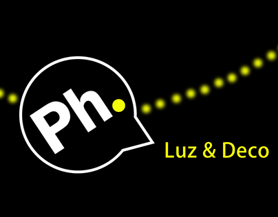 Animación de logo "Ph. Luz & Deco"