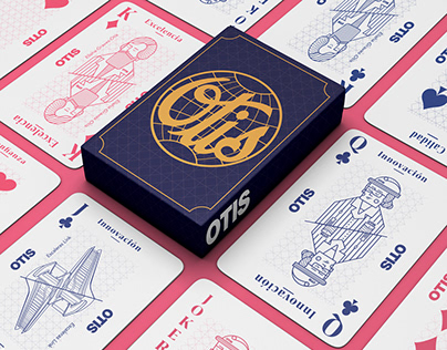 Project thumbnail - OTIS COMPANY Playing cards