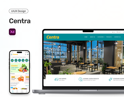 Centra Mobile App & Website Case-study