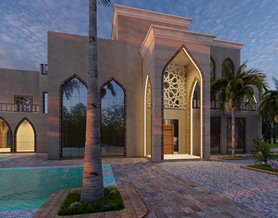 Andalusian Design for Villa in Saudia Arabia