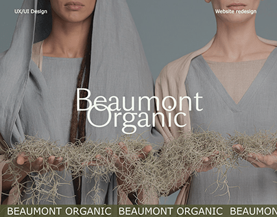 Beaumont Organic - ecommerce website