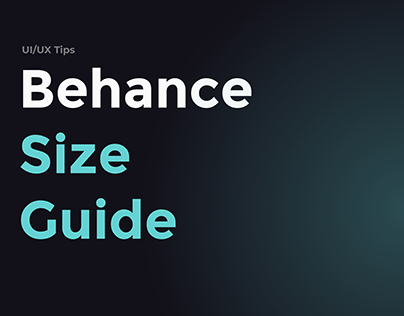 Behance Size Guide - UI/UX Tips