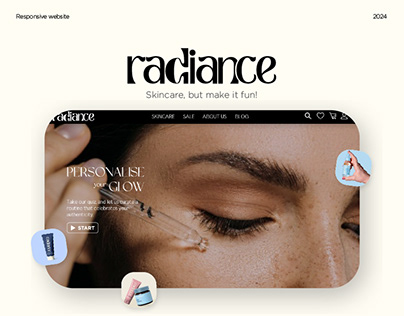 Project thumbnail - RADIANCE | Responsive Website Design