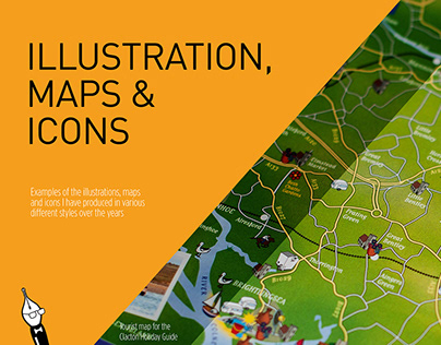 Illustration, Map and Icon examples