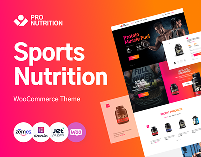 Pro Nutrition - Sports Nutrition Woocommerce Theme