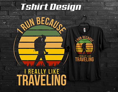 Traveling T-shirt Design