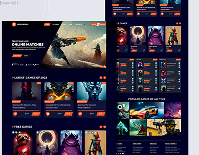 Gaming Marketplace Website