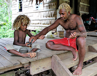 Nathan Dauota, Traditional fisherman, Solomon Islands