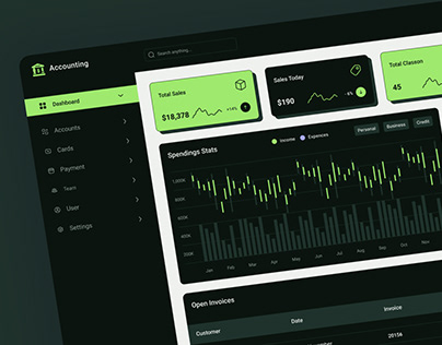 Financial | Accounting Dashboard App Design