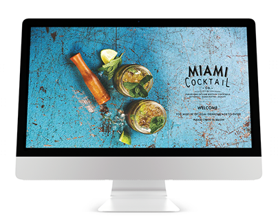 Miami Cocktail Co : Round 1 Website