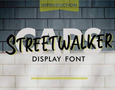 Streetwalker Caps | Display Font