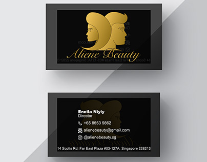 Aliene Beauty Business Card