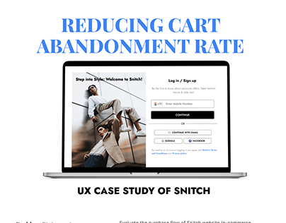 Reducing Cart Abandonment Rate - SNITCH Web