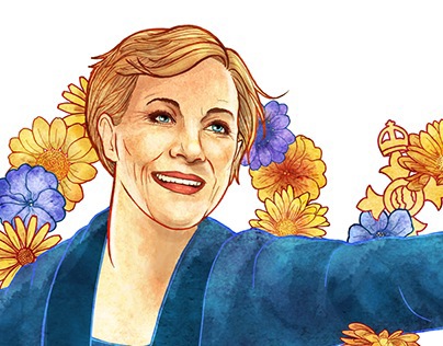 Julie Andrews - 80th Birthday Google Doodle