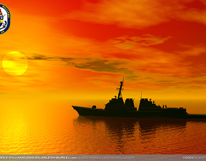 USS James E Williams (DDG-95) Guided Missile Destroyer