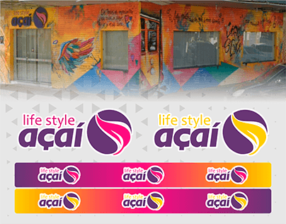 Logomarca Life Style Açaí