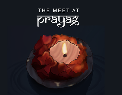 The Meet at Prayag: An Illustrative Poetry Book