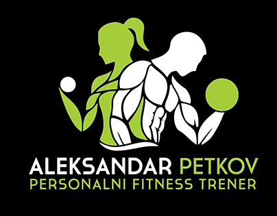 Fitness Trainer Logo, business card and poster