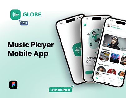 GLOBE | Music Player Mobile App Design