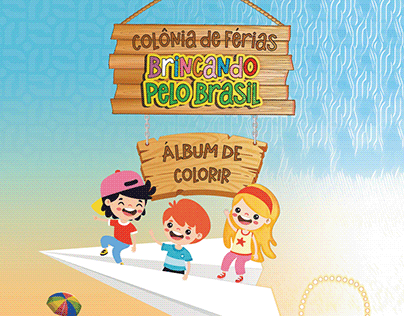 Álbum de Colorir - Colônia de Férias