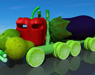 Fruit Semi Truck