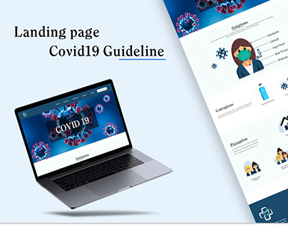 Covid19 guidelines | Medical web design | Landing page