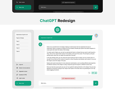 ChatGPT Redesign