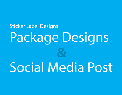 Packaging label and Social media post