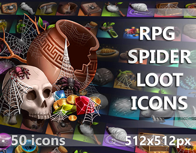 RPG Spider Loot Icons