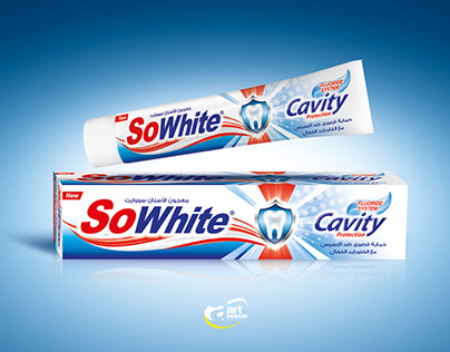 PACKAGING DESIGN - SO WHITE TOOTHPASTE