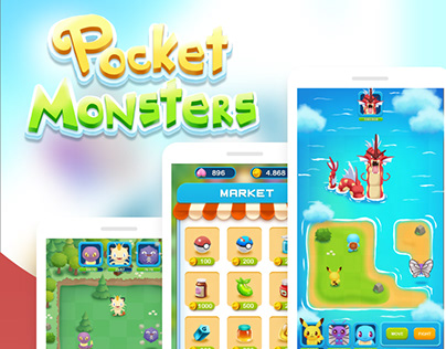 Pocket Monsters Game Art Design