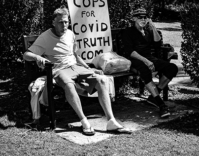 COVID VAX Protestors