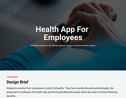 Health App For Employees