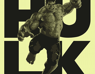 Hulk - vector poster