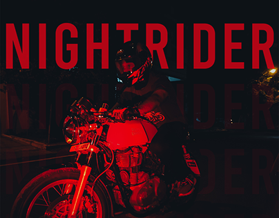 Project thumbnail - Nightrider Poster - Inspired by pop-culture