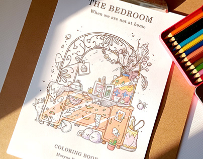 The Bedroom - coloring book