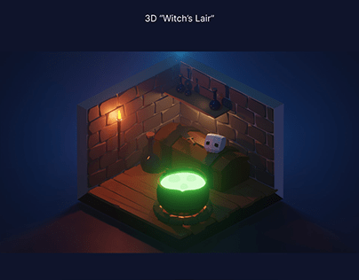 3D "Witch's Lair"