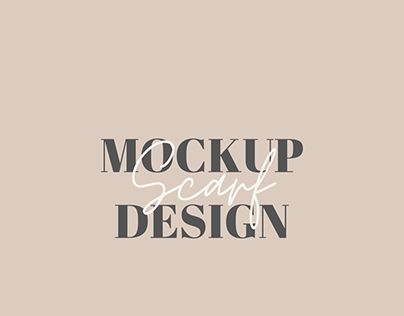 Mockup Scarf Design