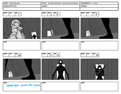 Storyboarding Action!