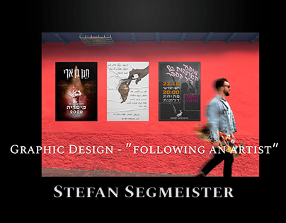 Graphic Design- ״following an artist"