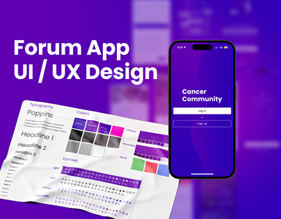 Forum App UI & UX Design