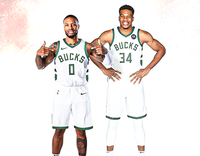Giannis and Lillard together with the Bucks