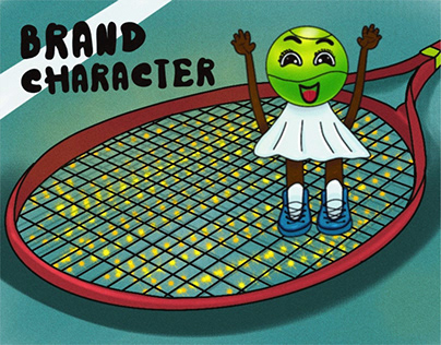 Brand Character for the tennis school